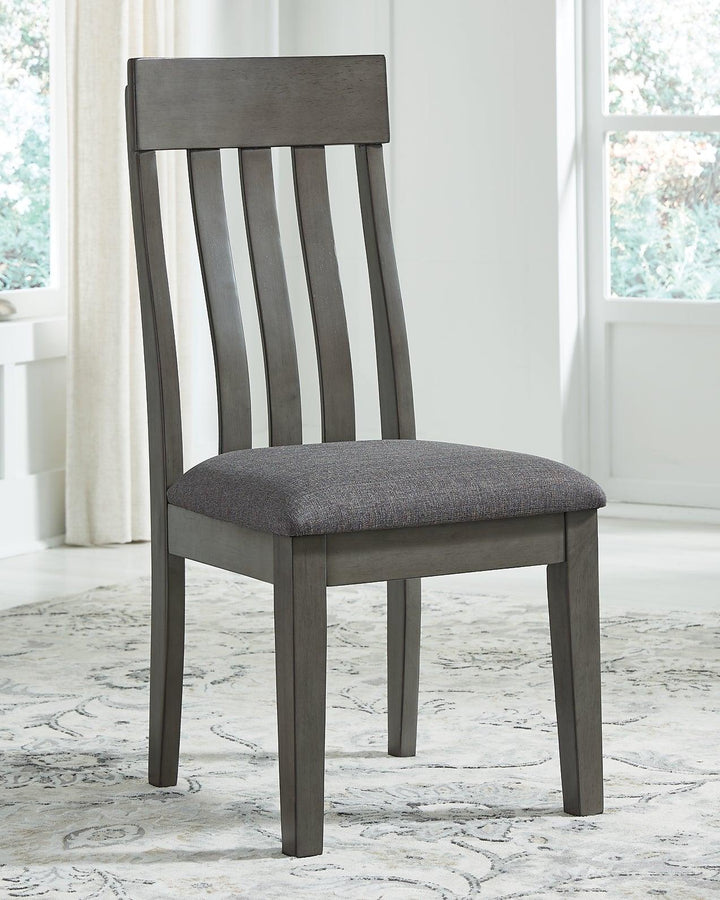 Hallanden Dining Chair Set of 2 D589-01X2 Two-tone Gray Contemporary Formal Seating By AFI - sofafair.com