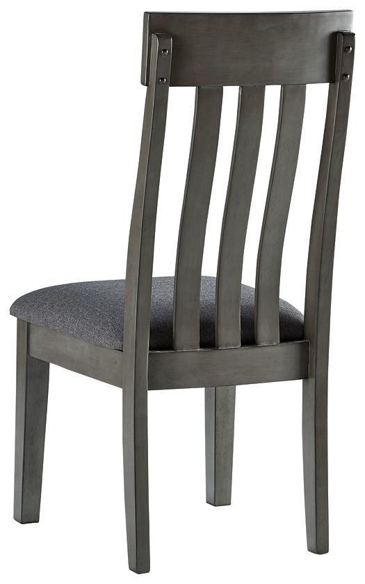 Hallanden Dining Chair D589-01 Two-tone Gray Contemporary formal seating By ashley - sofafair.com