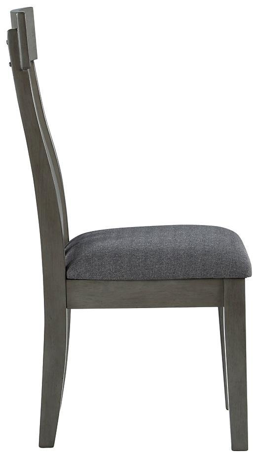 Hallanden Dining Chair D589-01 Two-tone Gray Contemporary formal seating By ashley - sofafair.com