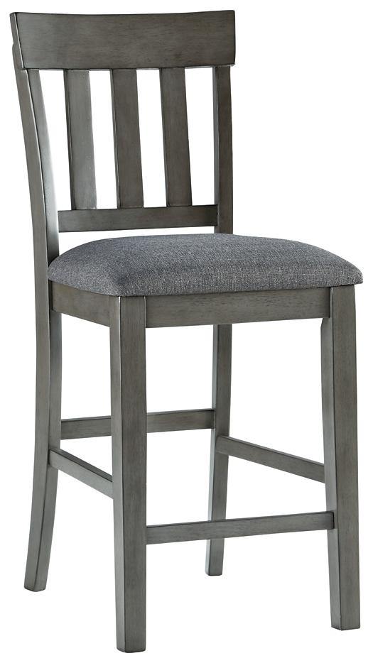 Hallanden Counter Height Bar Stool D589-124 Two-tone Gray Contemporary Barstools By AFI - sofafair.com
