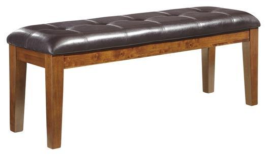 Ralene Dining Bench D594-00 Medium Brown Casual Formal Seating By AFI - sofafair.com