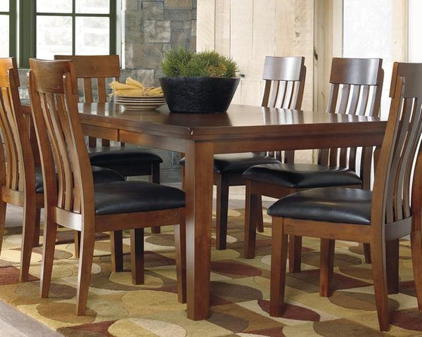 Ralene Dining Extension Table D594-35 Medium Brown Casual Formal Tables By AFI - sofafair.com