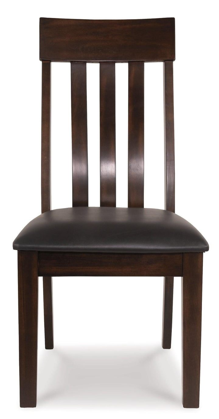 Haddigan Dining Chair Set of 2 D596-01X2 Dark Brown Casual Formal Seating By AFI - sofafair.com