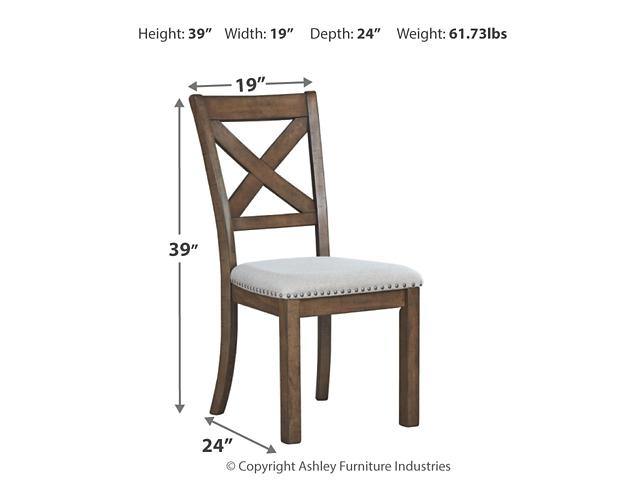 Moriville Dining Chair D631-01 Beige Casual casual seating By ashley - sofafair.com