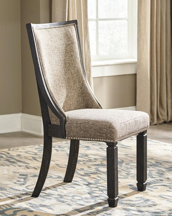 Tyler Creek Dining Chair Set of 2 D736-02X2 Black/Grayish Brown Casual Casual Seating By AFI - sofafair.com