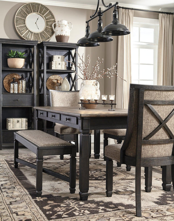Tyler Creek Dining Chair Set of 2 D736-02X2 Black/Grayish Brown Casual Casual Seating By AFI - sofafair.com