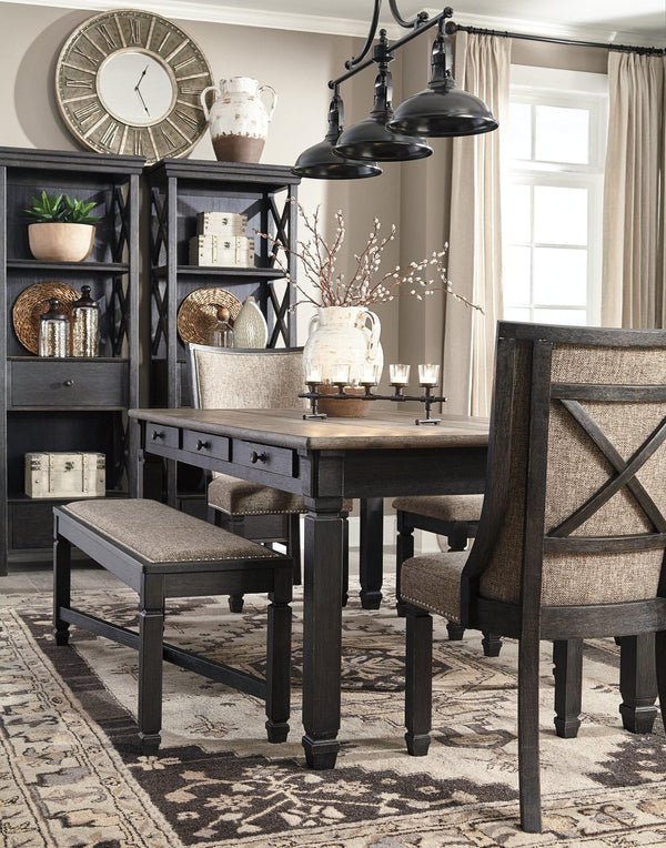 Tyler Creek Dining Chair D736-02 Black/Grayish Brown Casual Casual Seating By AFI - sofafair.com