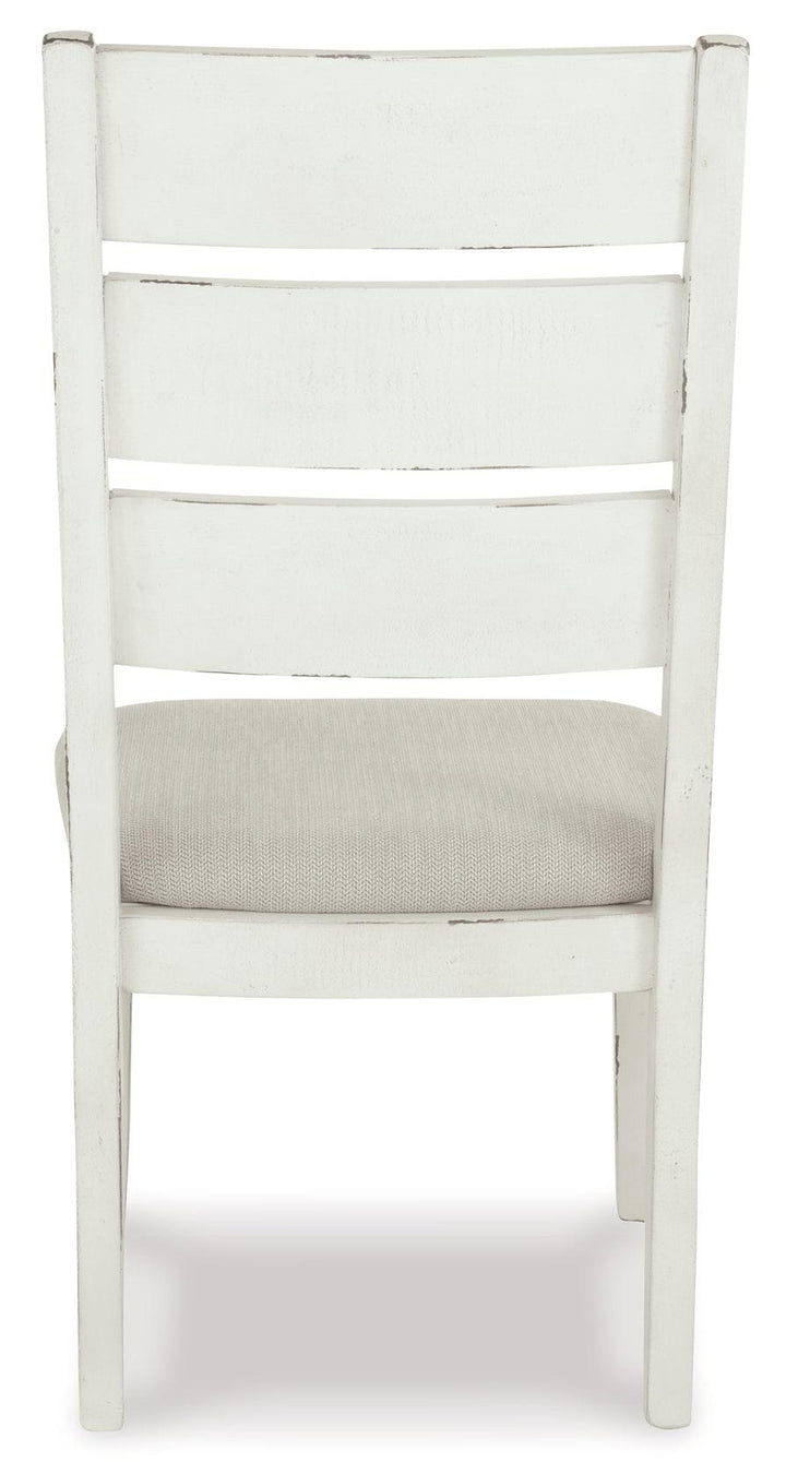 Grindleburg Dining Chair Set of 2 D754-01X2 Antique White Casual Formal Seating By AFI - sofafair.com