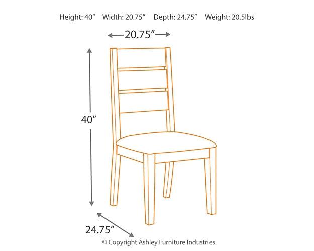 Grindleburg Dining Chair Set of 2 D754-01X2 Antique White Casual Formal Seating By AFI - sofafair.com