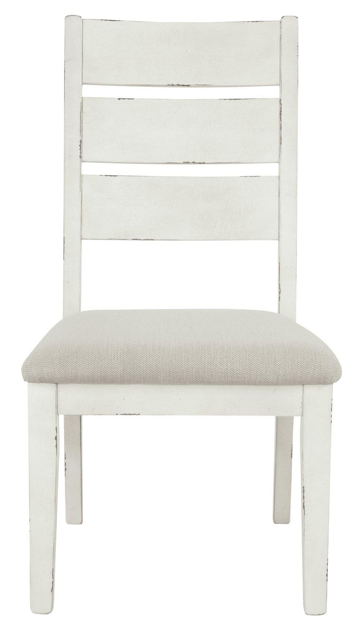Grindleburg Dining Chair D754-01 Antique White Casual Formal Seating By AFI - sofafair.com