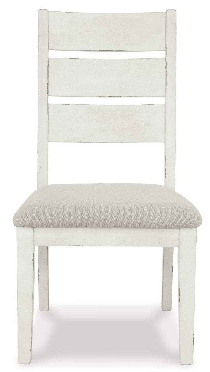 Grindleburg Dining Chair Set of 2 D754-01X2 Antique White Casual Formal Seating By AFI - sofafair.com