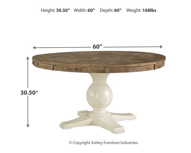 Grindleburg Dining Table D754D5 Light Brown Casual Casual Tables By AFI - sofafair.com