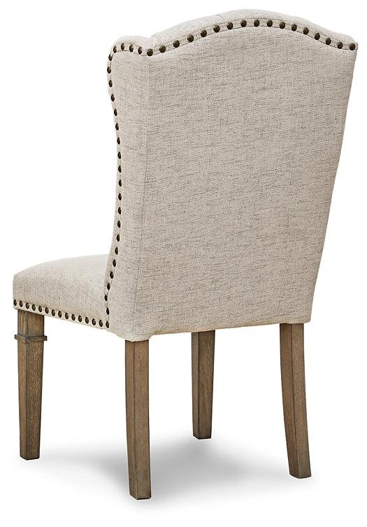 Markenburg Dining Chair D770-02 Beige/Brown Traditional Formal Seating By AFI - sofafair.com
