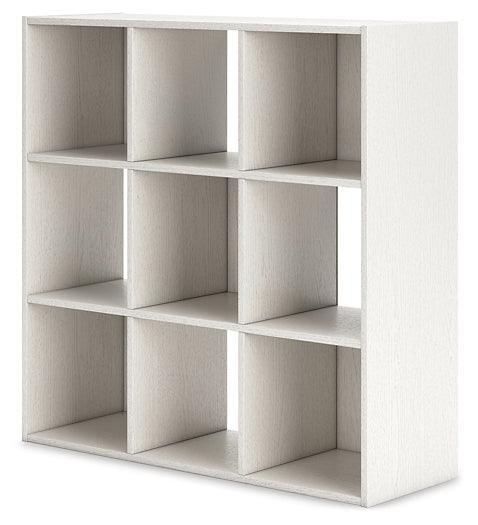 Aprilyn Nine Cube Organizer EA1024-3X3 White Contemporary Multi-Room Storage By AFI - sofafair.com