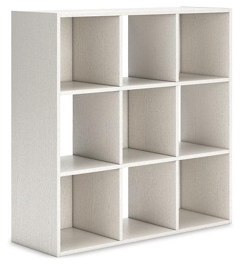 Aprilyn Nine Cube Organizer EA1024-3X3 White Contemporary Multi-Room Storage By AFI - sofafair.com