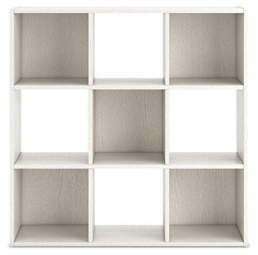Aprilyn Nine Cube Organizer EA1024-3X3 White Contemporary Multi-Room Storage By AFI - sofafair.com