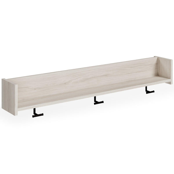 Socalle Wall Mounted Coat Rack with Shelf EA1864-151 Light Natural Contemporary Wall Art Sculptures By AFI - sofafair.com