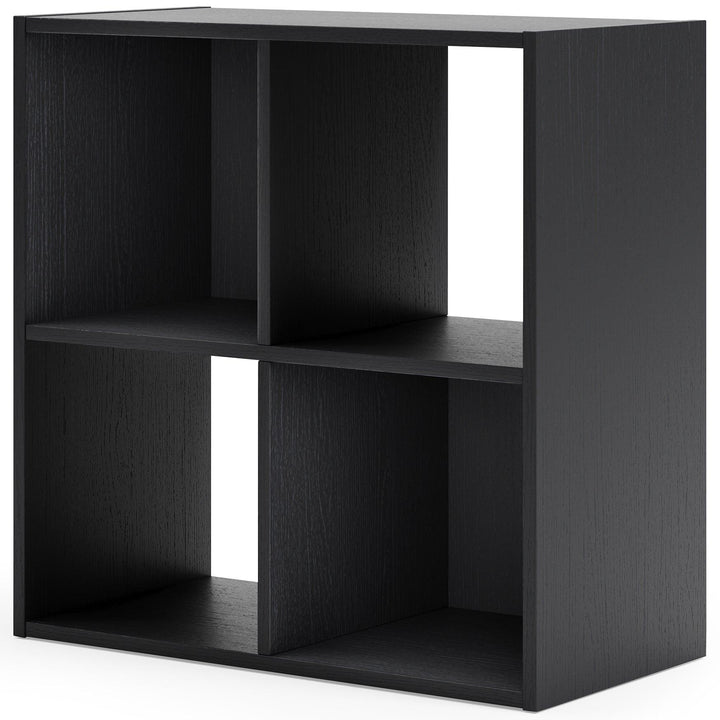 Langdrew Four Cube Organizer EA4957-2X2 Black Contemporary Multi-Room Storage By AFI - sofafair.com