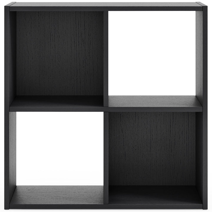 Langdrew Four Cube Organizer EA4957-2X2 Black Contemporary Multi-Room Storage By AFI - sofafair.com