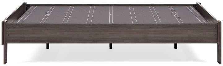 Brymont Full Platform Bed EB1011-112 Dark Gray Contemporary Youth Beds By AFI - sofafair.com