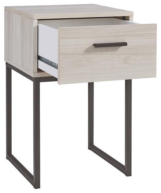 Socalle Nightstand EB1864-191 Light Natural Contemporary Master Bed Cases By AFI - sofafair.com