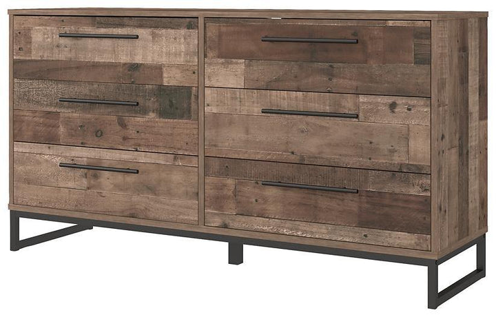 Neilsville Dresser EB2120-131 Multi Gray Casual Master Bed Cases By AFI - sofafair.com