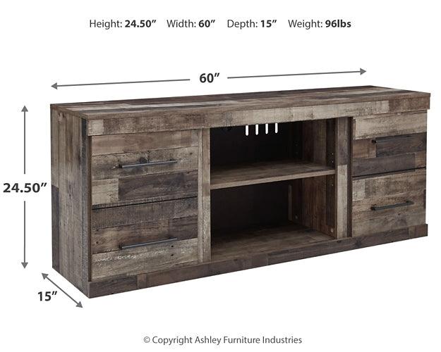 Derekson 60 TV Stand EW0200-268 Multi Gray Casual Console TV Stands By AFI - sofafair.com