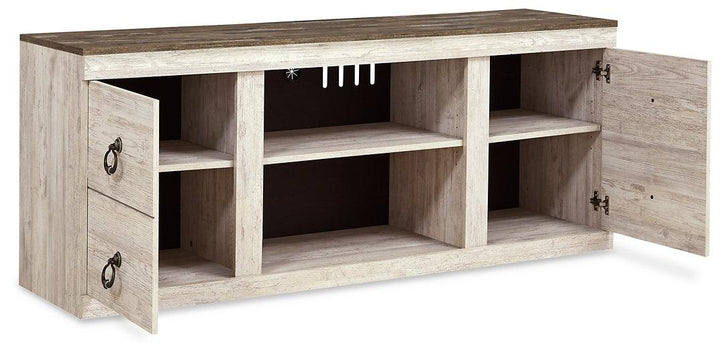 Willowton 60 TV Stand EW0267-268 Whitewash Casual Console TV Stands By AFI - sofafair.com