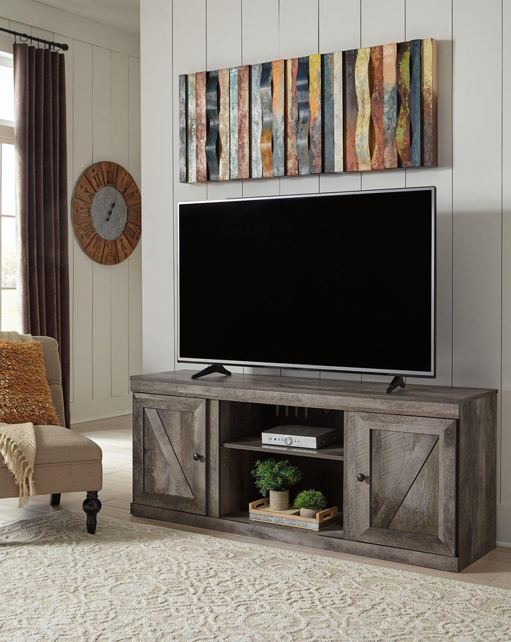 Wynnlow 60 TV Stand EW0440-268 Gray Casual Console TV Stands By AFI - sofafair.com