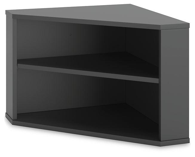 Otaska Home Office Corner Bookcase H206-22H Black Contemporary Home Office Storage By AFI - sofafair.com