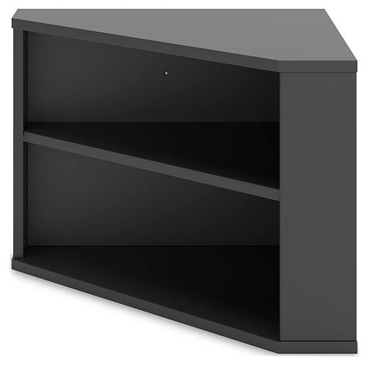 Otaska Home Office Corner Bookcase H206-22H Black Contemporary Home Office Storage By AFI - sofafair.com