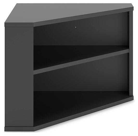 Otaska Home Office Corner Bookcase H206-22H Black Contemporary Home Office Storage By AFI - sofafair.com