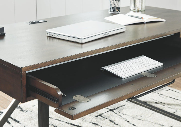 Starmore 60 Home Office Desk H633-34 Brown Contemporary Desks By AFI - sofafair.com