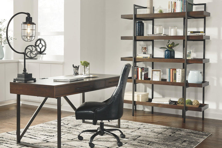 Starmore 60 Home Office Desk H633-34 Brown Contemporary Desks By AFI - sofafair.com