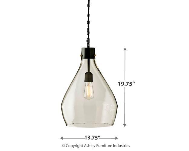 Avalbane Pendant Light L000468 Clear/Gray Contemporary Ceiling Lighting By AFI - sofafair.com
