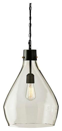 Avalbane Pendant Light L000468 Clear/Gray Contemporary Ceiling Lighting By AFI - sofafair.com