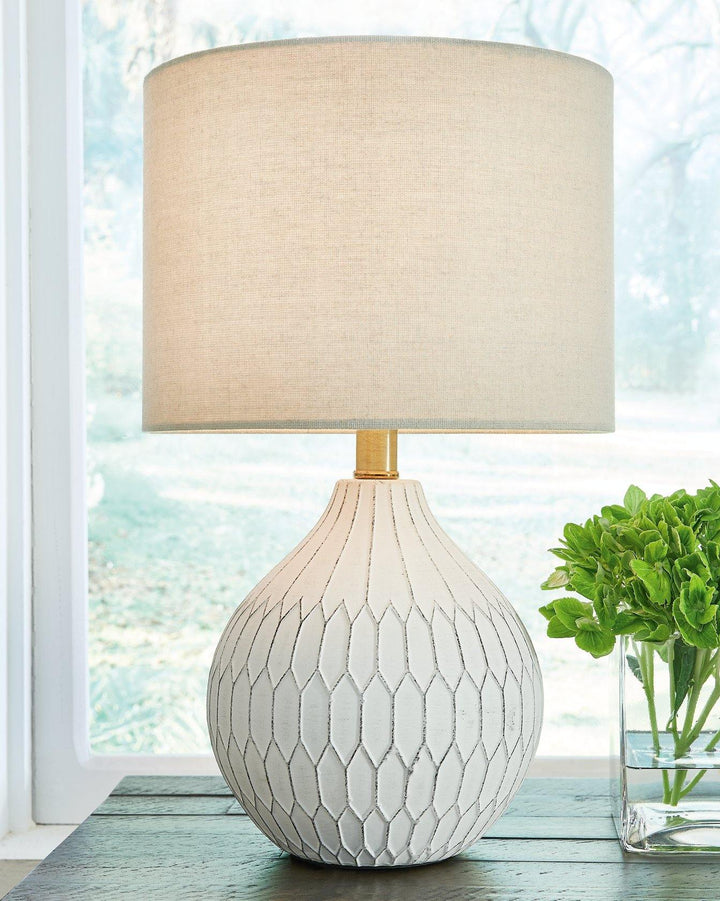 Wardmont Table Lamp L180094 White Contemporary Table Lamps By AFI - sofafair.com