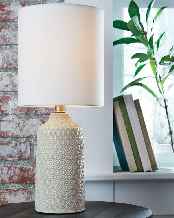 Donnford Table Lamp L180114 Gray Contemporary Table Lamps By AFI - sofafair.com