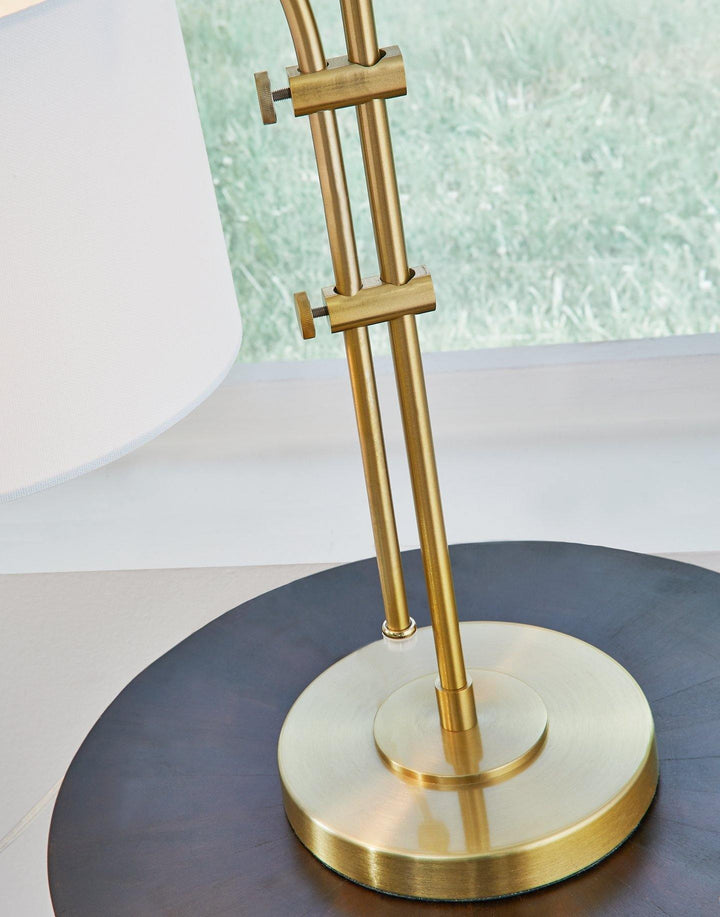 Baronvale Accent Lamp L206053 Brass Finish Contemporary Table Lamps By AFI - sofafair.com