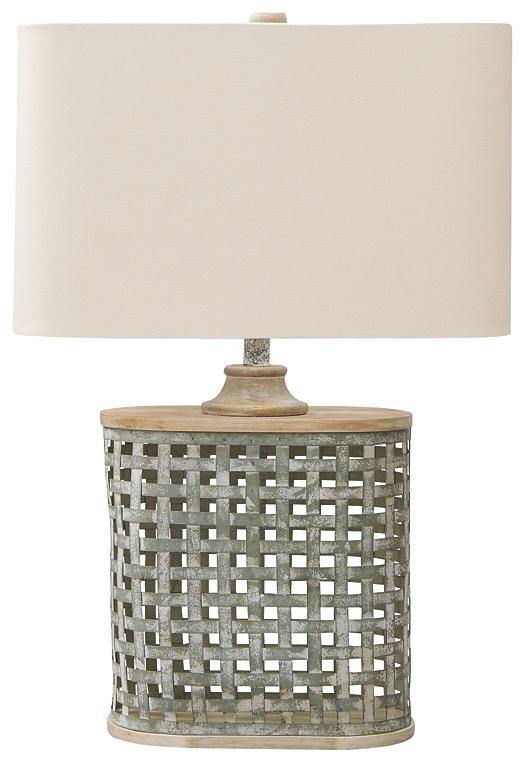 Deondra Table Lamp L208234 Gray Casual Table Lamps By AFI - sofafair.com