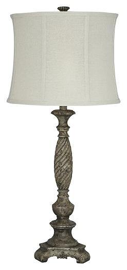 Alinae Table Lamp L235484 Antique Gray Traditional Table Lamps By AFI - sofafair.com
