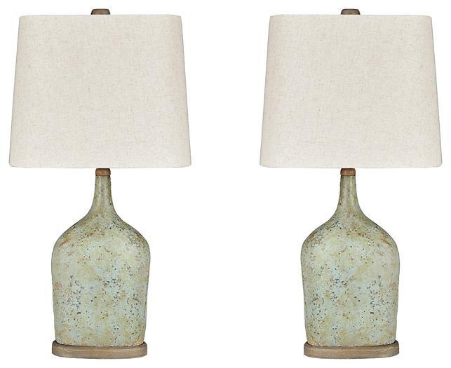 Maribeth Table Lamp Set of 2 L243244 Sage Casual Table Lamps By AFI - sofafair.com