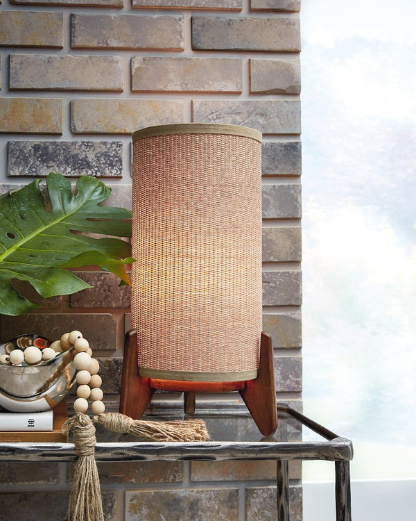 Ladwell Table Lamp L329053 Natural/Brown Casual Table Lamps By AFI - sofafair.com