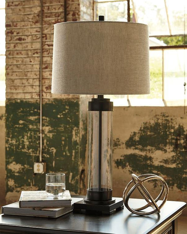 Talar Table Lamp L430164 Clear/Bronze Finish Contemporary Table Lamps By AFI - sofafair.com