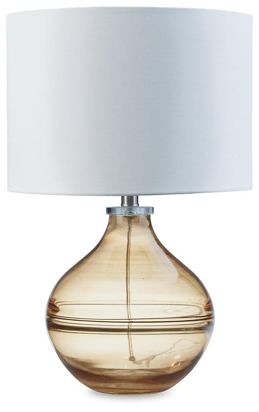 Lemmitt Table Lamp L430764 Amber Contemporary Table Lamps By AFI - sofafair.com