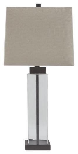 Alvaro Table Lamp Set of 2 L431374 Clear/Bronze Finish Contemporary Table Lamps By AFI - sofafair.com