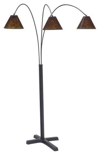 Sharde Floor Lamp L725049 Black Casual Floor Lamps By AFI - sofafair.com