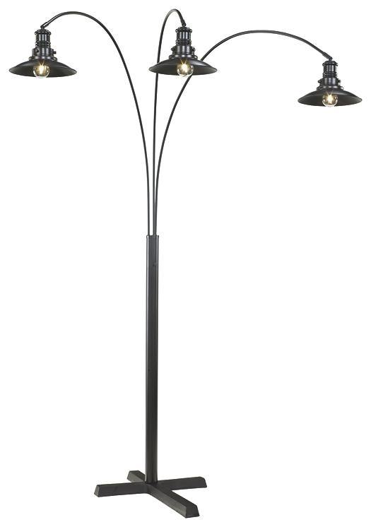 Sheriel Floor Lamp L725059 Black Casual Floor Lamps By AFI - sofafair.com