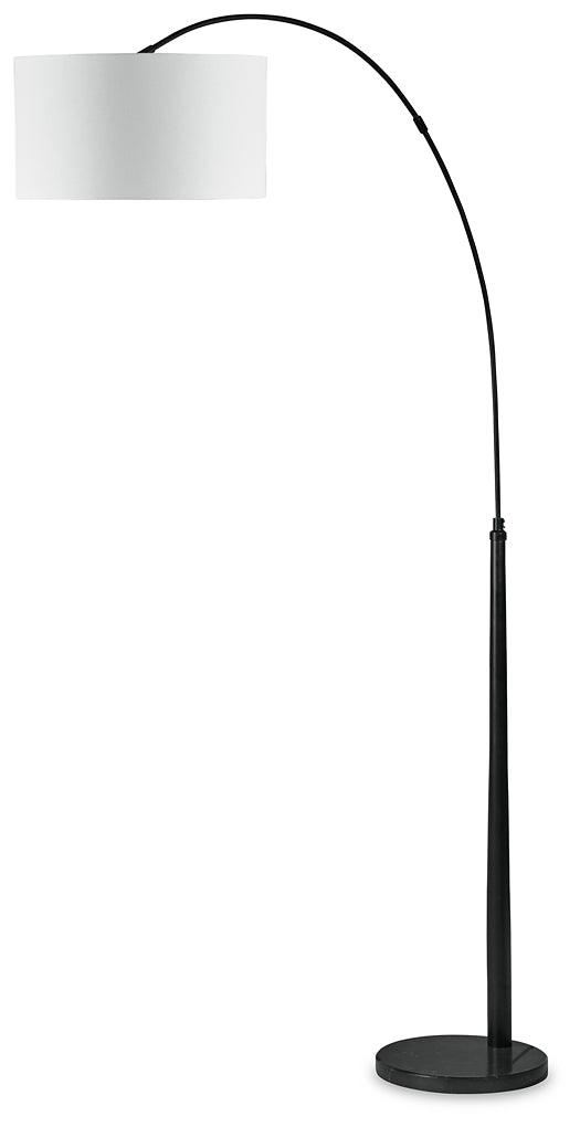 Veergate Arc Lamp L725149 Black Contemporary Floor Lamps By AFI - sofafair.com