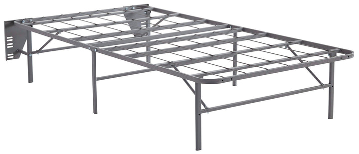 Better than a Boxspring Twin Foundation M91X12 Gray Traditional Metal Frames / Rails By AFI - sofafair.com